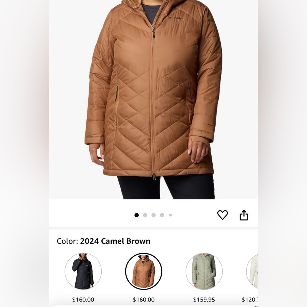Columbia Heavenly Long Hooded Jacket